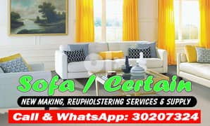 Sofa upholstery, Curtains and Carpet maintenance and supply 0