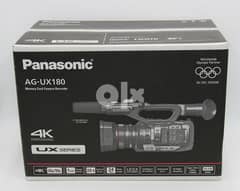 Panasonic AG-UX180 MOS 4K UHD Camcorder - 2 Years Warranty 0