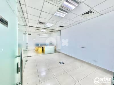 165 SQM GLASS PARTITIONED OFFICE AVAILABLE IN MUNTAZA 1