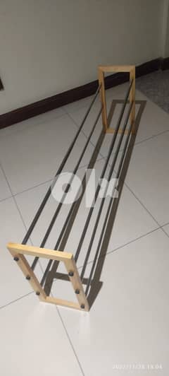 very neat and extendable shoe rack for sale at ain khalid 0