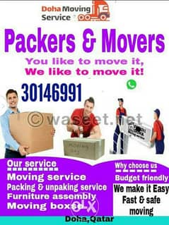 Professional House villa & office moving Service in Qatar. 0